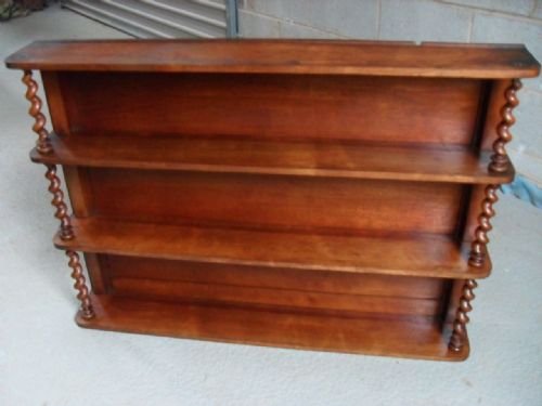 Victorian Mahogany Hanging Wall Shelves
