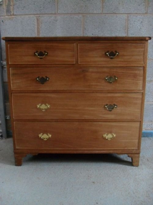 19th Century Mahogany & Rosewood Chest of Drawers