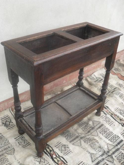 19th Century Oak Hall/stick Umbrella Stand