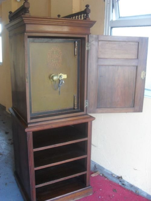 Victorian Mahogany Safe Cabinet