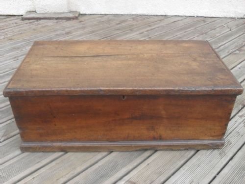 18th Century Elm Chest/trunk