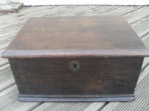 	
18th Century Oak Chest/box