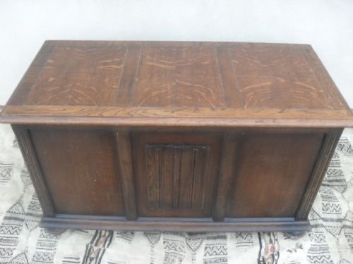 Oak Framed and Panelled Coffer/blanket Chest