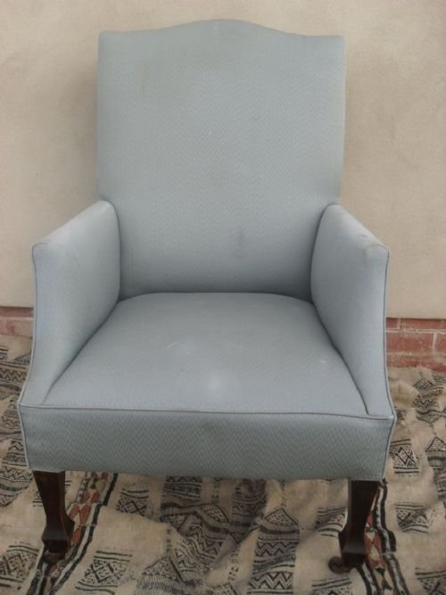 	
19th Century Mahogany and Upholstered Reading Armchair
