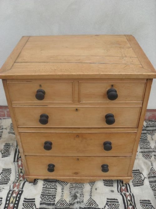 Victorian Pine Chest of Drawers Cabinet