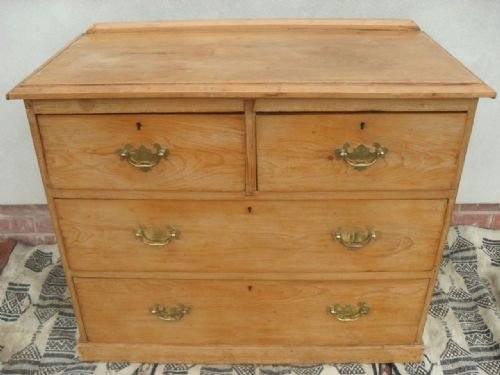 Victorian Pine Chest of Drawers on Plinth Base