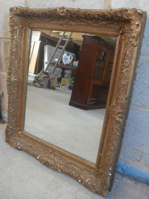 Victorian Gilt Frame Hanging Wall Mirror