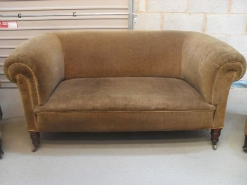 Victorian Deep Upholstered Chesterfield Sofa