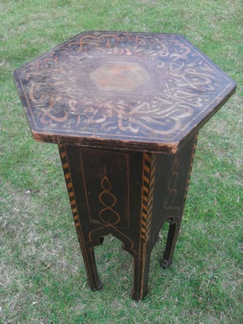 19th Century Ottoman Hexagonal Occasional Coffee Table