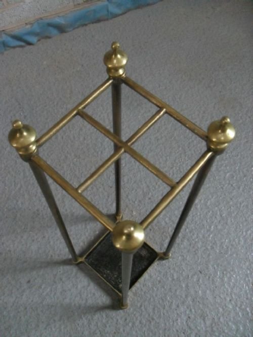 19th Century Brass Stick/umbrella Hall Stand