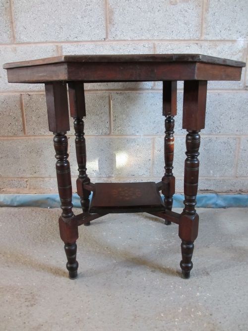 Victorian / Edwardian Octagonal Occasional Lamp Table