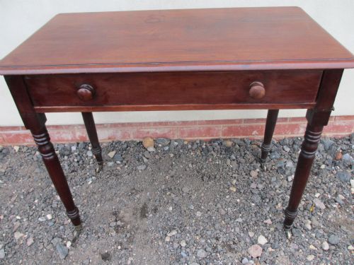 19th Century Mahogany Side / Hall Table with Large Drawer