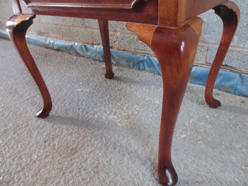 LOVELY EDWARDIAN MAHOGANY DRESSING STOOL - ADDITIONAL PHOTO 8