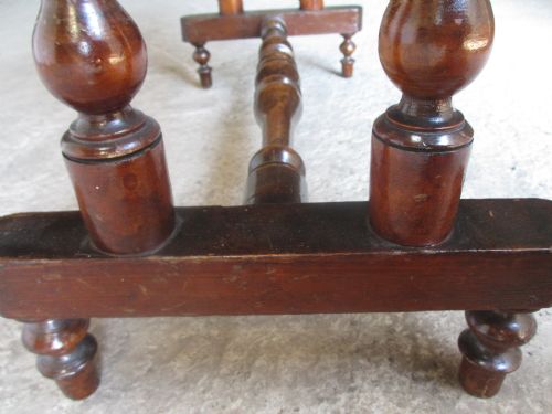 VICTORIAN RECTANGULAR WALNUT BOXWOOD INLAID GAMES TABLE - ADDITIONAL PHOTO 9