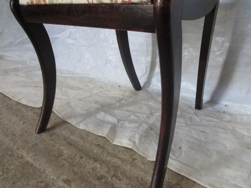 SET OF 6 REGENCY MAHOGANY CARVED BAR BACK DINING CHAIRS - ADDITIONAL PHOTO 10