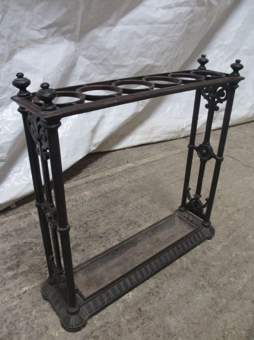 Superb Victorian Cast Iron Stick Stand