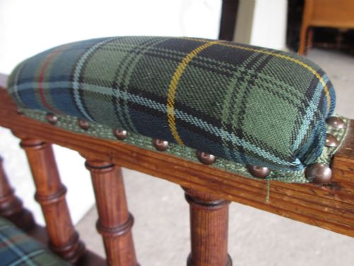 SUPERB VICTORIAN PITCH PINE GOTHIC THRONE ARMCHAIR - ADDITIONAL PHOTO 6