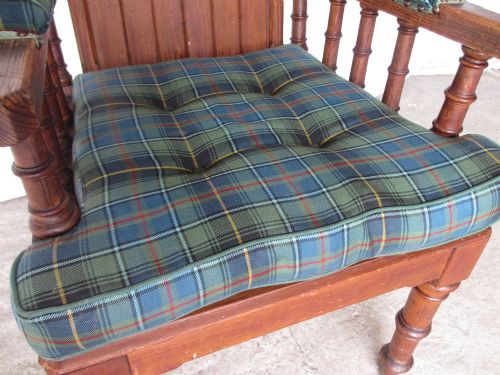SUPERB VICTORIAN PITCH PINE GOTHIC THRONE ARMCHAIR - ADDITIONAL PHOTO 7