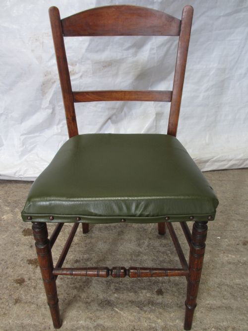 Edwardian Bar Back Beechwood Kitchen Chair