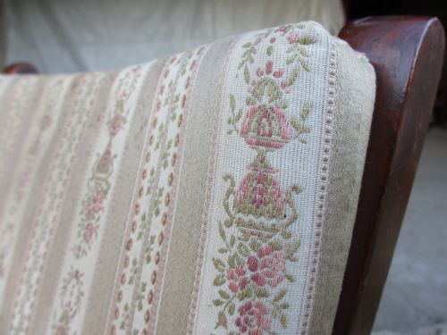 19TH CENTURY MAHOGANY ADJUSTABLE STEAMER ARMCHAIR LADDERBACK ON CASTORS - ADDITIONAL PHOTO 2