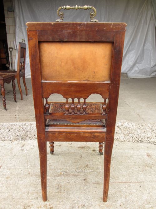 SET OF 6 UNUSUAL VICTORIAN DINING CHAIRS - ADDITIONAL PHOTO 10
