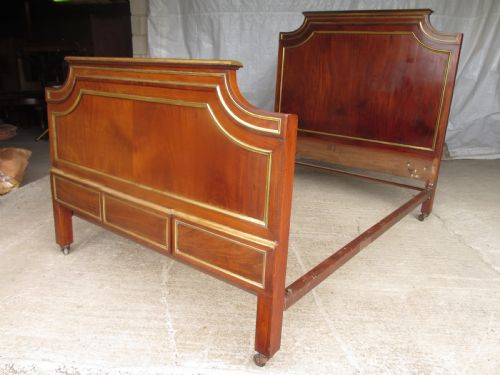 Regency Style Flame Mahogany Kingswood Double Bedstead