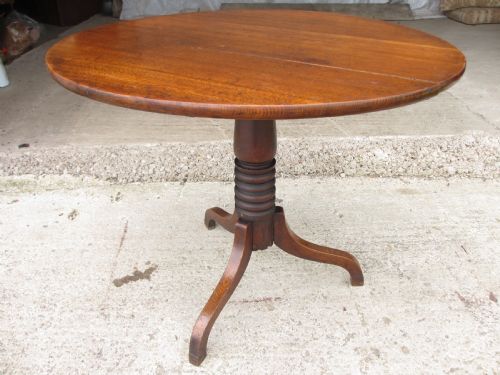 Georgian Oak Occasional Breakfast Tilt Top Table