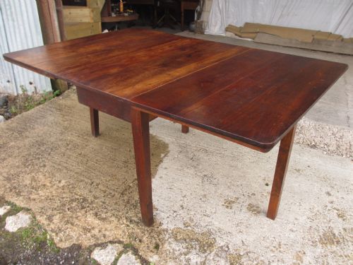 19th Century Oak Rectangular Twin Leaf Dining Table