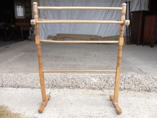 19th Century Ash Towel Rail