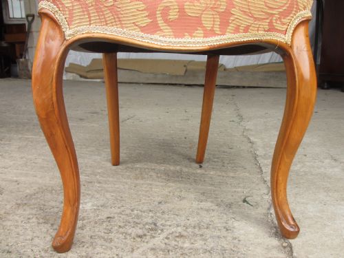 VICTORIAN SET OF 3 MAHOGANY BALLOON BACK DINING CHAIRS - ADDITIONAL PHOTO 6