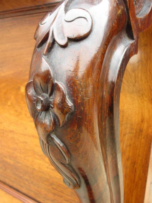 VICTORIAN ROSEWOOD DAVENPORT STYLE SECRETAIRE WRITING DESK - ADDITIONAL PHOTO 7