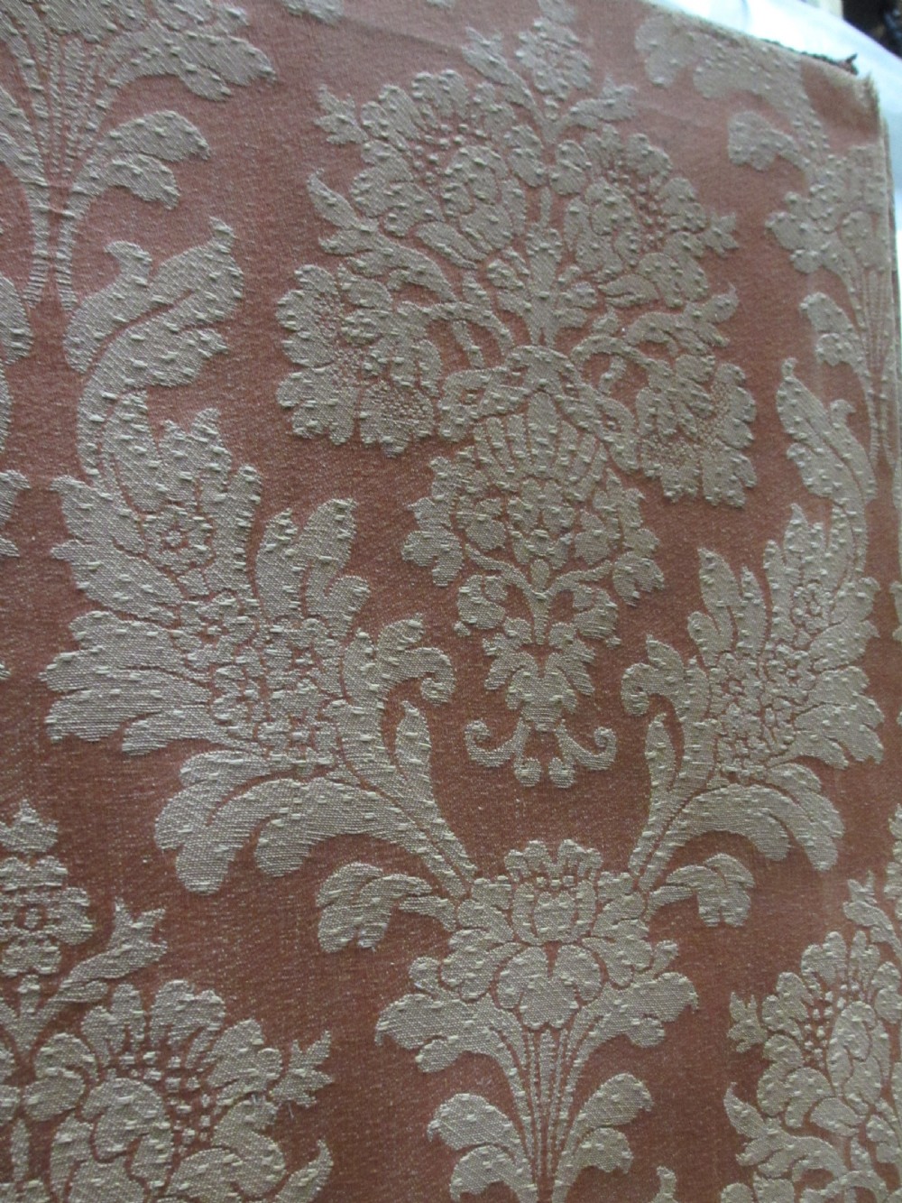 Edwardian four fold screen with floral upholstery View IV