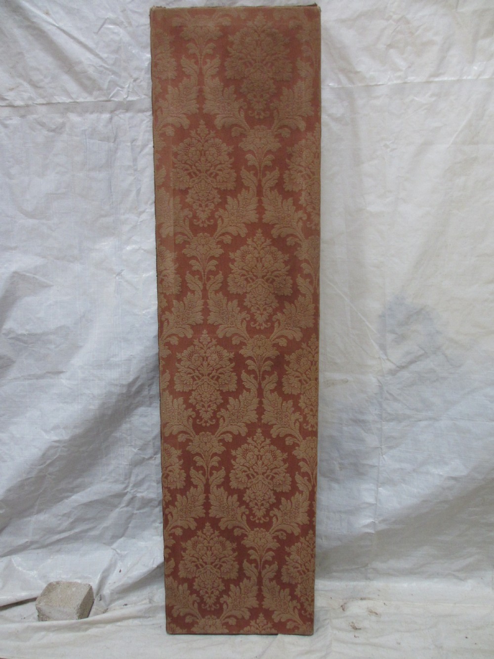 Edwardian four fold screen with floral upholstery View XI
