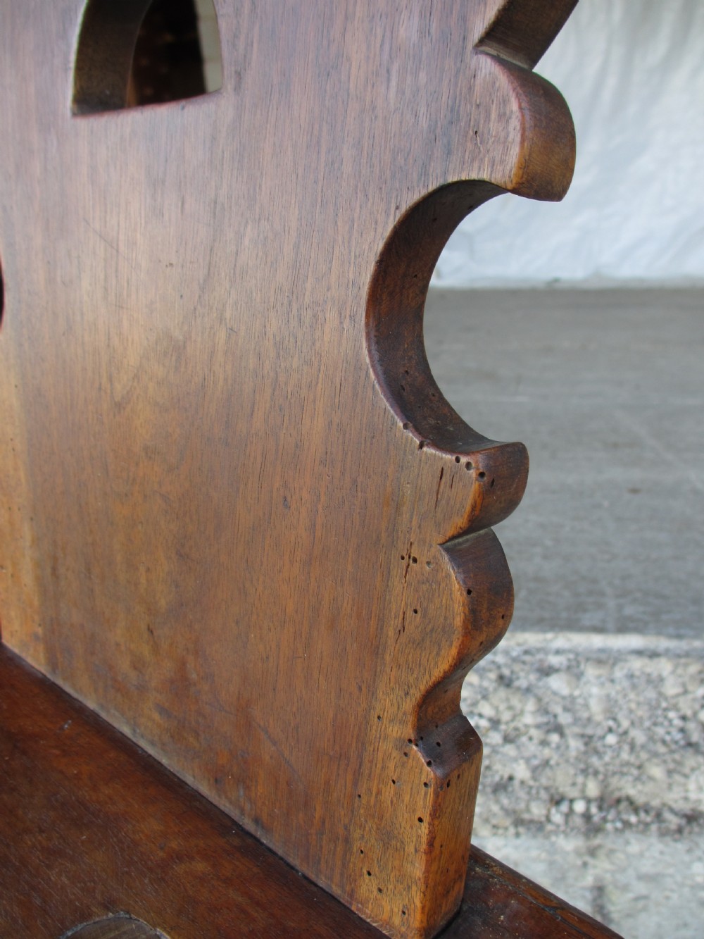Matched pair of 19th century scandinavian birch primitive ocassional chairs View XV