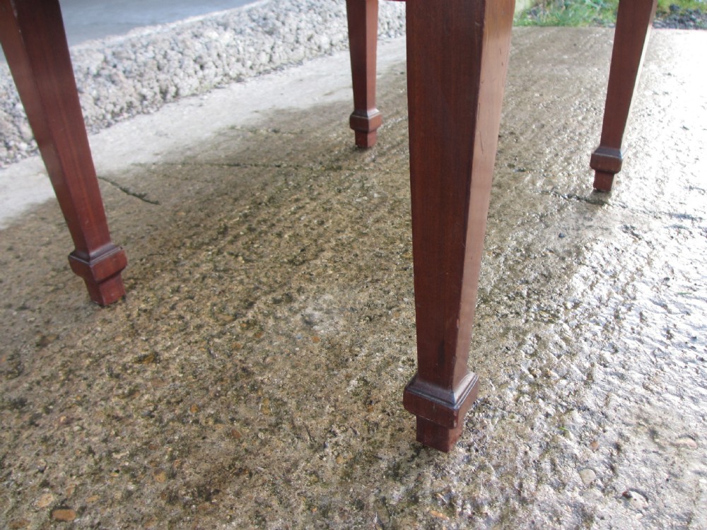 Unusual Edwardian mahogany adjustable piano dressing stool View VII