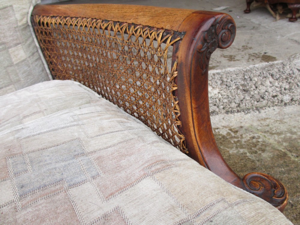 Pair of walnut art deco bergere armchairs  View VII