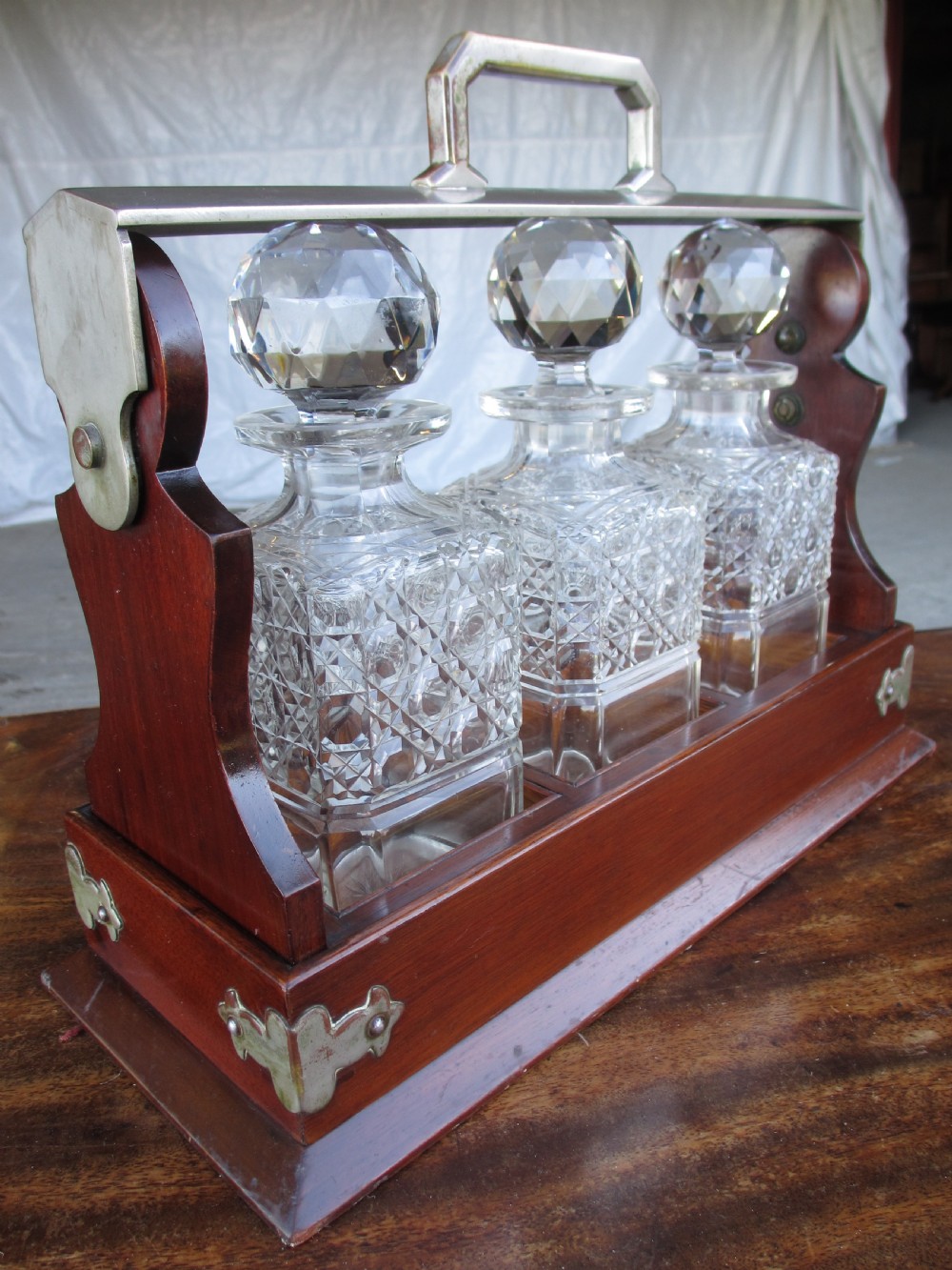 Victorian 3 bottle Tantalus View II