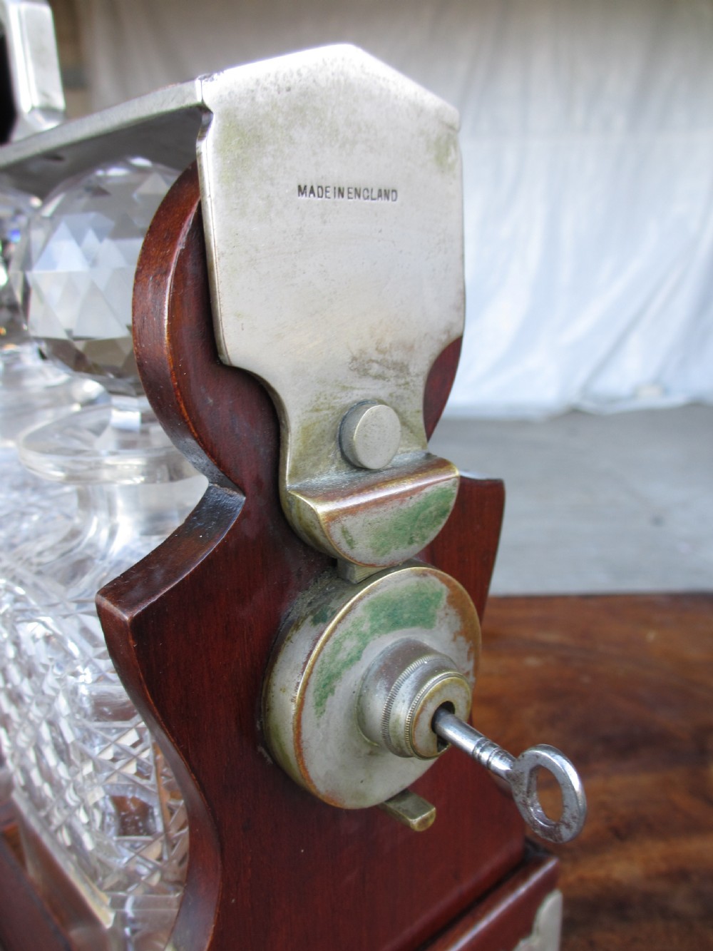 Victorian 3 bottle Tantalus View III