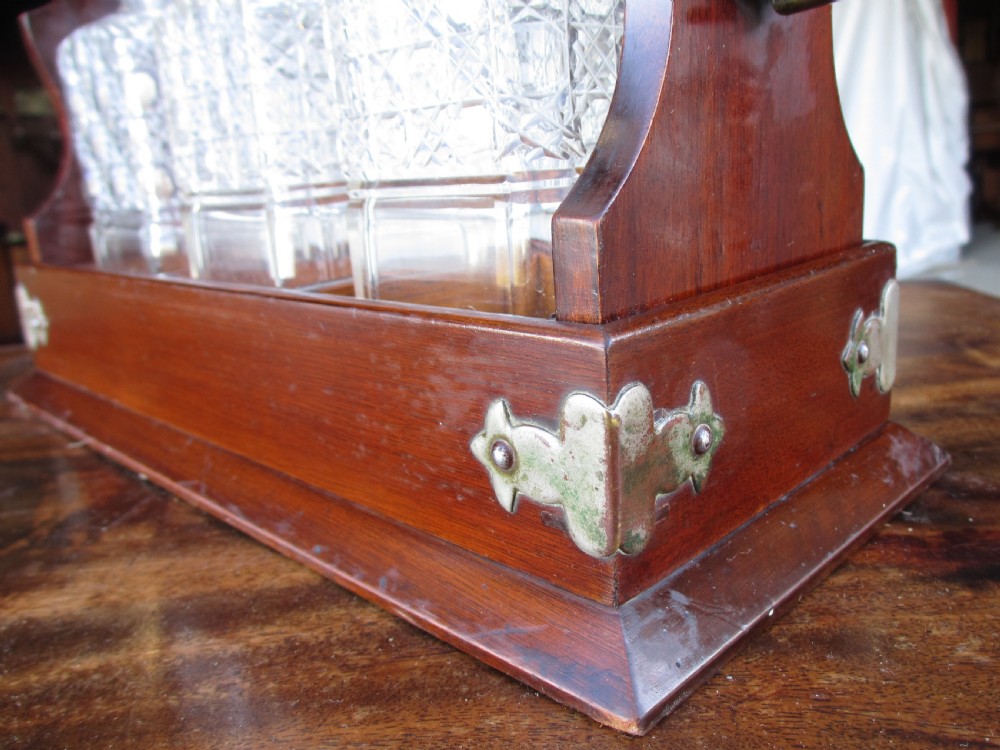 Victorian 3 bottle Tantalus View VI