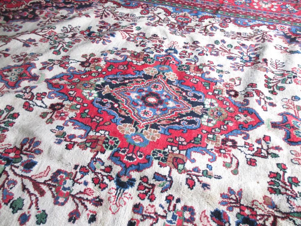 Very large antique handwoven Persian rug View V