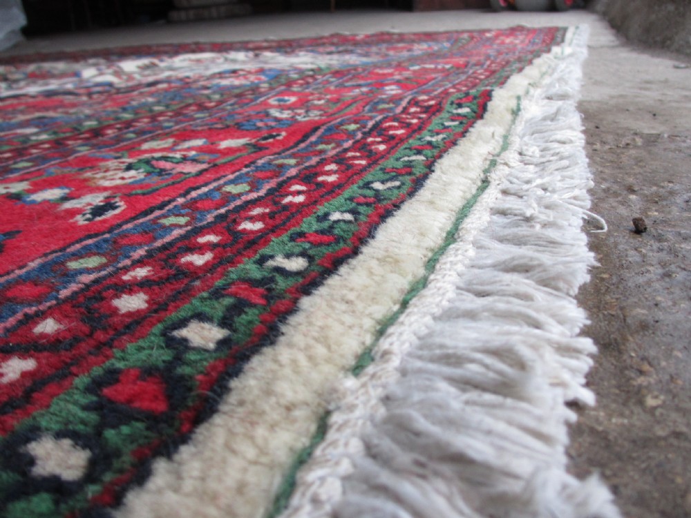 Very large antique handwoven Persian rug View VI
