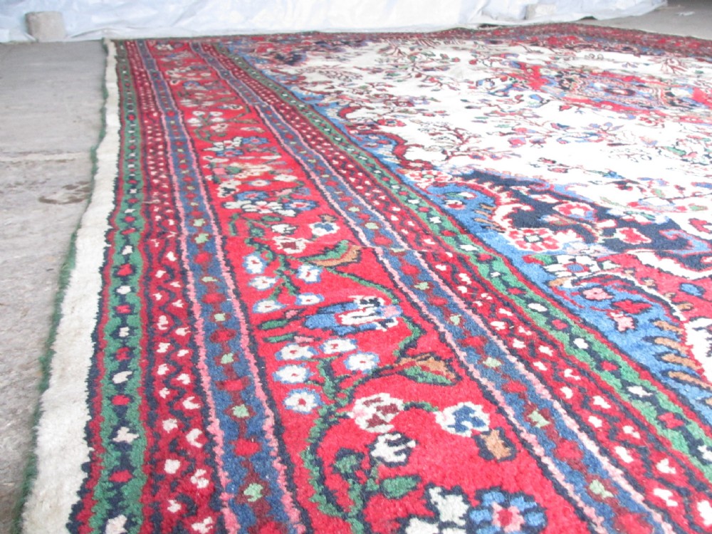 Very large antique handwoven Persian rug View VIII