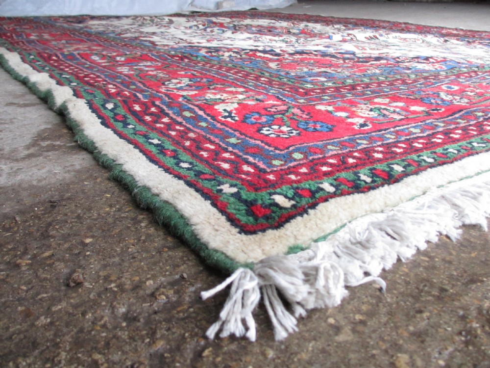 Very large antique handwoven Persian rug View X