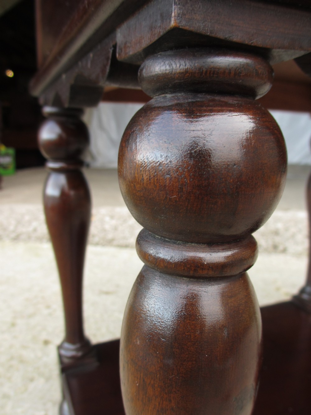 Victorian pair of mahogany bedside tables with drawer View X