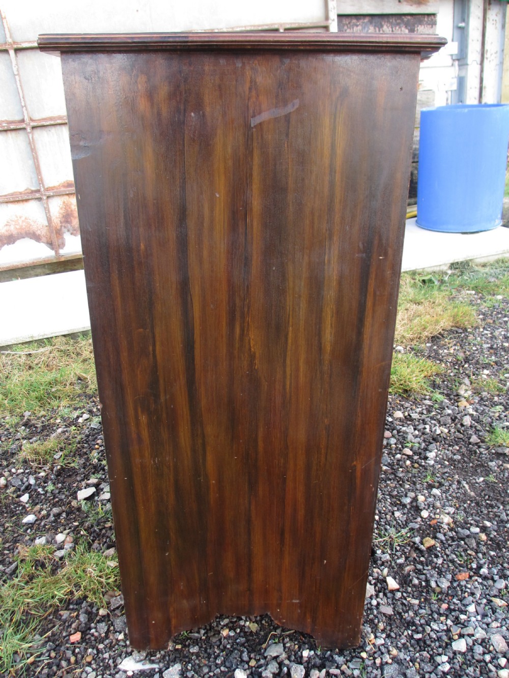 Edwardian inlaid mahogany chest of drawers View IX