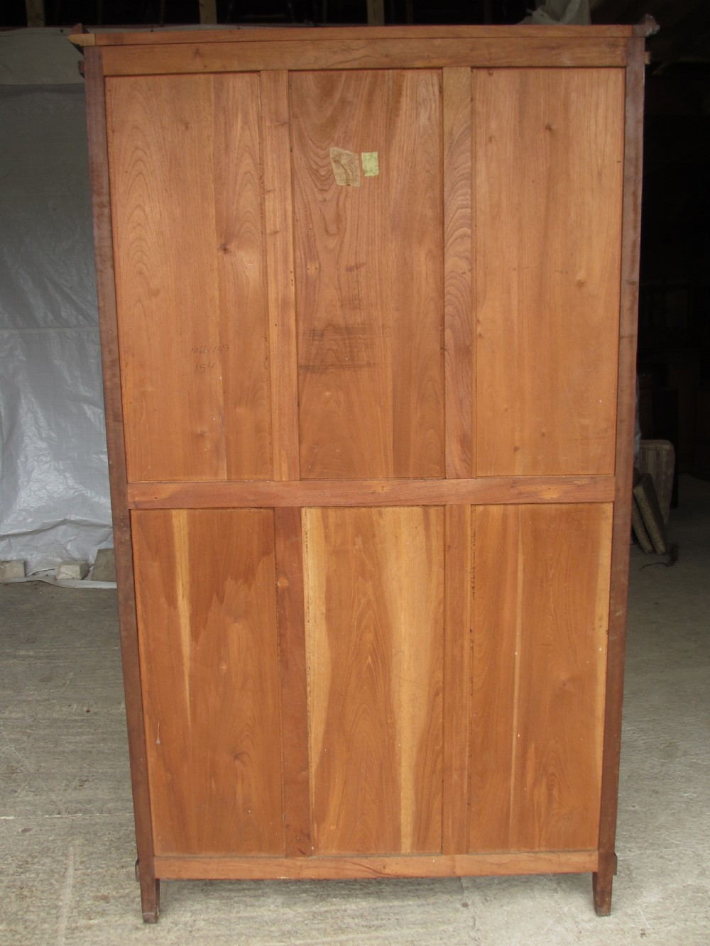 Pair of carved Brazilian mahogany glazed bookcases  View XI