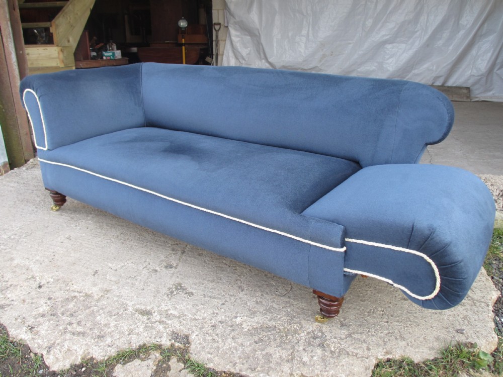 Victorian drop end chesterfield sofa  View V