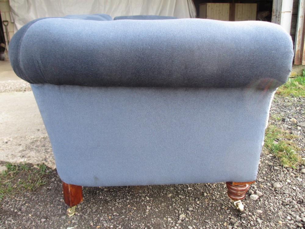 Victorian drop end chesterfield sofa  View XI