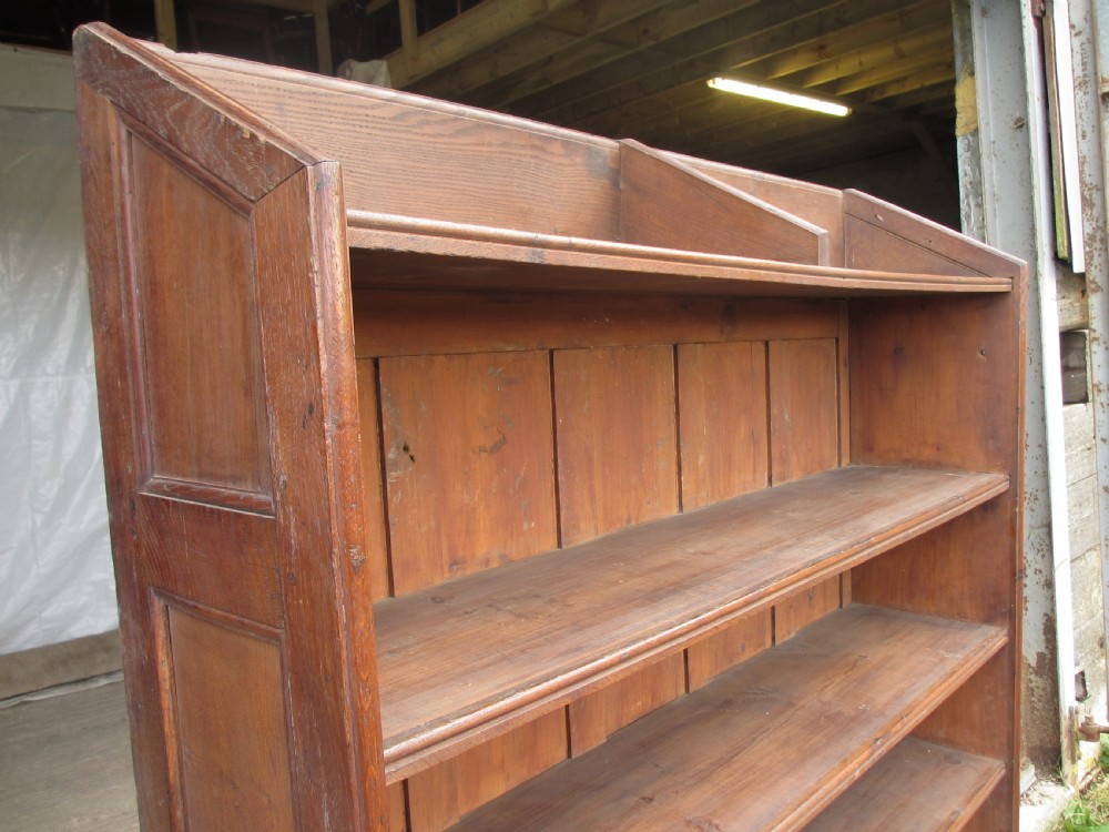 Large 19th century oak 6 tier bookcase  View IV