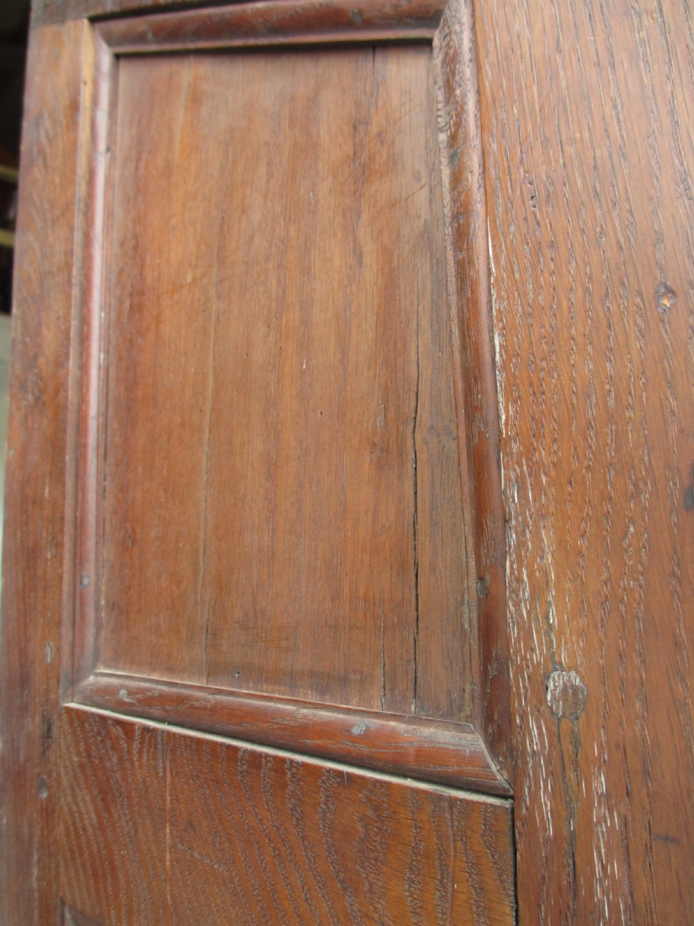 Large 19th century oak 6 tier bookcase  View VI